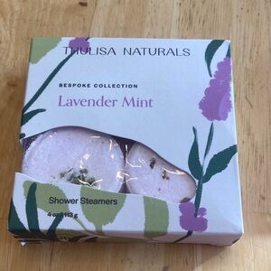 Thulisa Naturals Lavender Mint Shower Steamers set of 4. NWT. Nib.